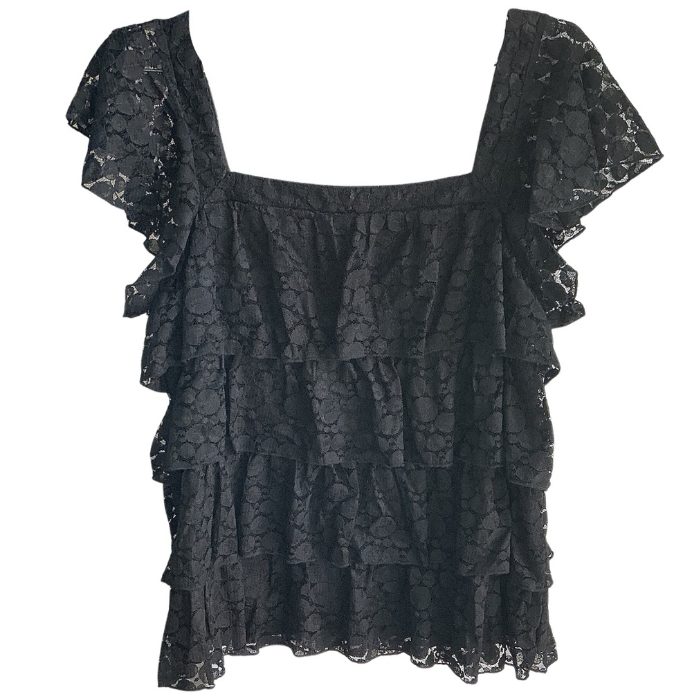 APT. 9 Full Lace Tunic Black Large - Picture 2 of 4